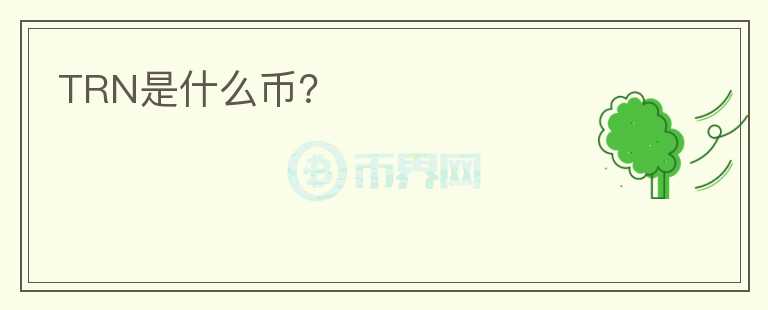 TRN是什么幣？