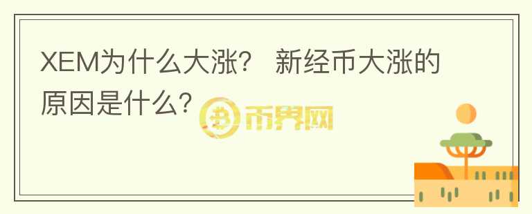 XEM為什么大漲？ 新經(jīng)幣大漲的原因是什么？