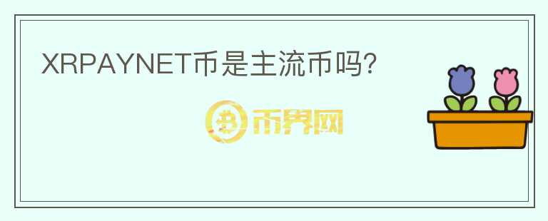XRPAYNET幣是主流幣嗎？