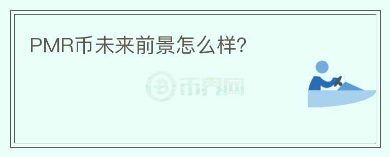 PMR幣未來前景怎么樣？