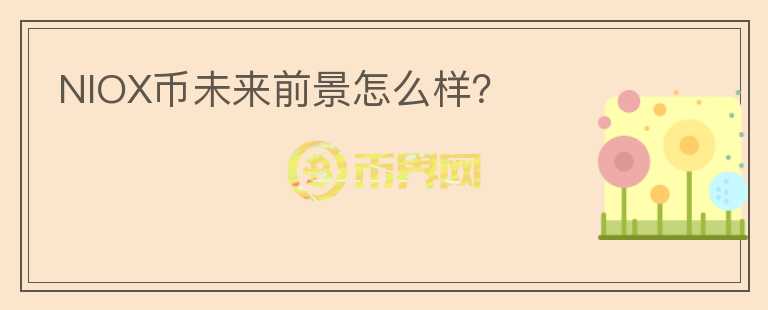 NIOX幣未來前景怎么樣？