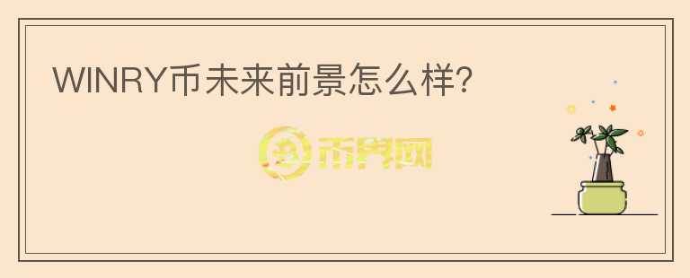 WINRY幣未來前景怎么樣？
