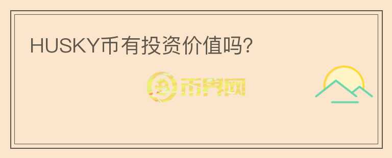 HUSKY幣有投資價(jià)值嗎？