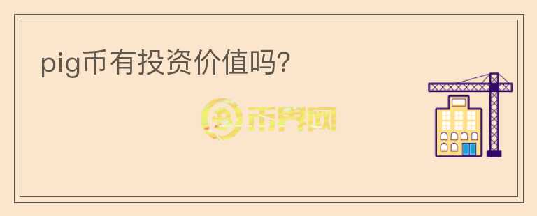 pig幣有投資價(jià)值嗎？