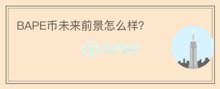 BAPE幣未來前景怎么樣？