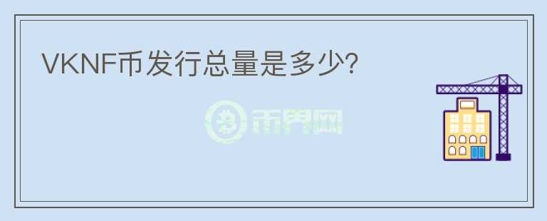 VKNF幣發(fā)行總量是多少？