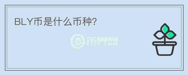 BLY幣是什么幣種？