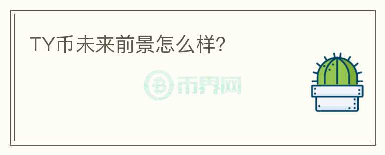 TY幣未來前景怎么樣？