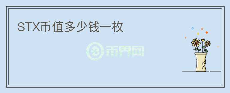 STX幣值多少錢(qián)一枚
