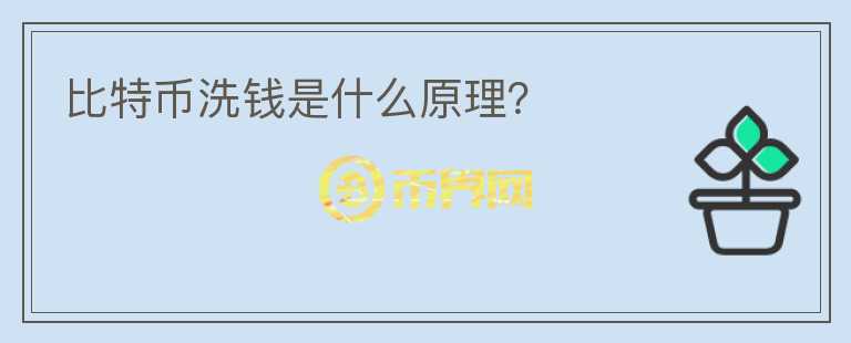 比特幣洗錢是什么原理？