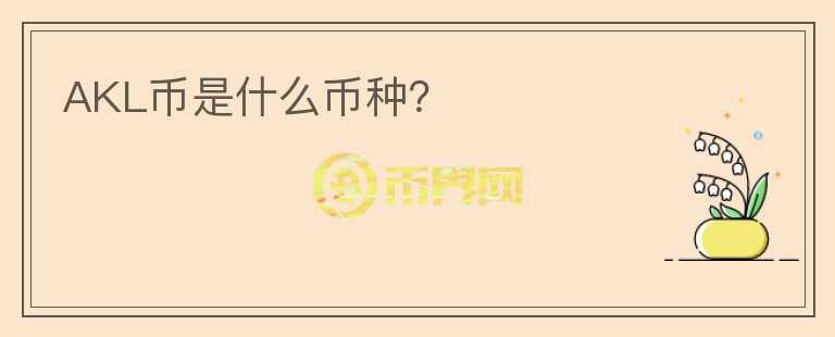 AKL幣是什么幣種？