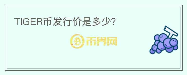 TIGER幣發(fā)行價(jià)是多少？