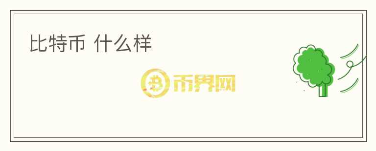 比特幣 什么樣