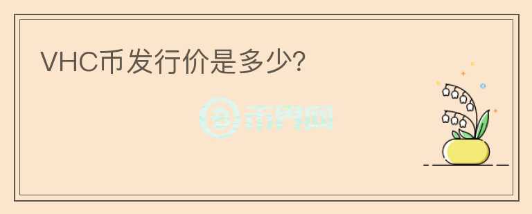 VHC幣發(fā)行價是多少？