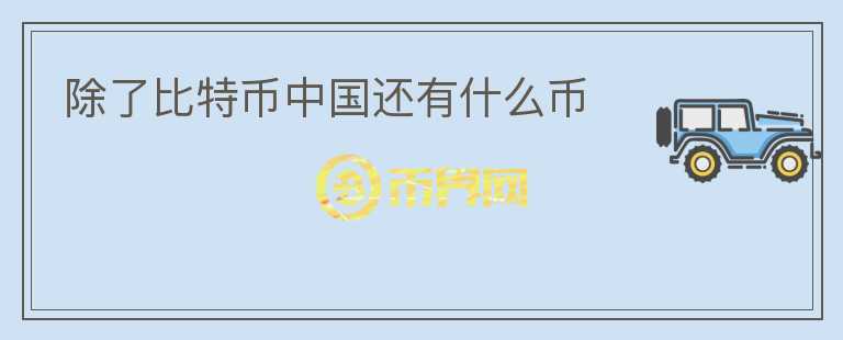 除了比特幣中國(guó)還有什么幣