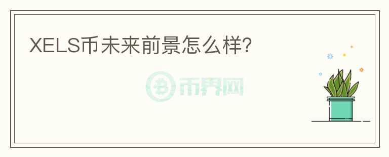 XELS幣未來前景怎么樣？