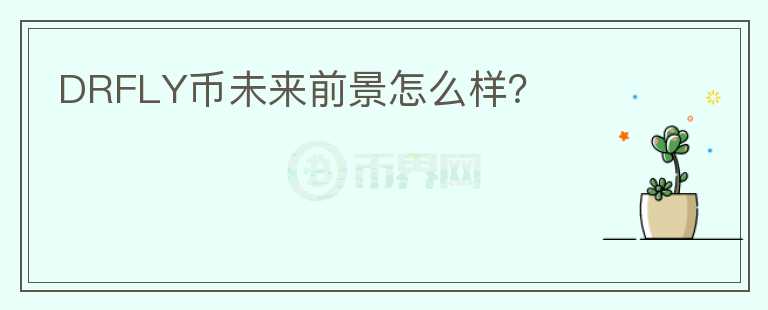 DRFLY幣未來前景怎么樣？
