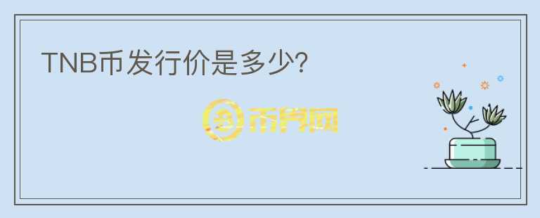 TNB幣發(fā)行價(jià)是多少？