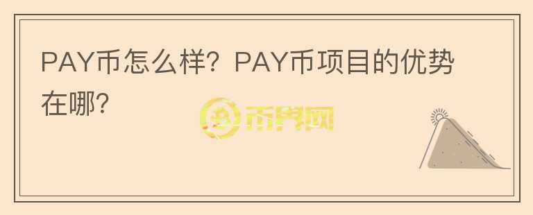 PAY幣怎么樣？PAY幣項(xiàng)目的優(yōu)勢(shì)在哪？