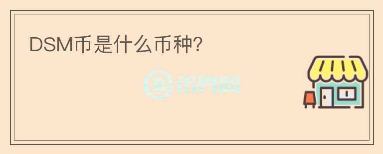DSM幣是什么幣種？