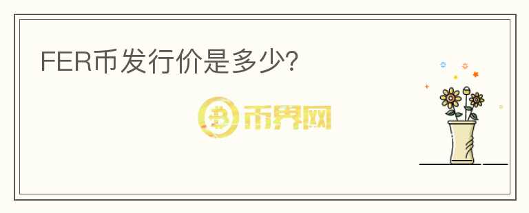 FER幣發(fā)行價(jià)是多少？