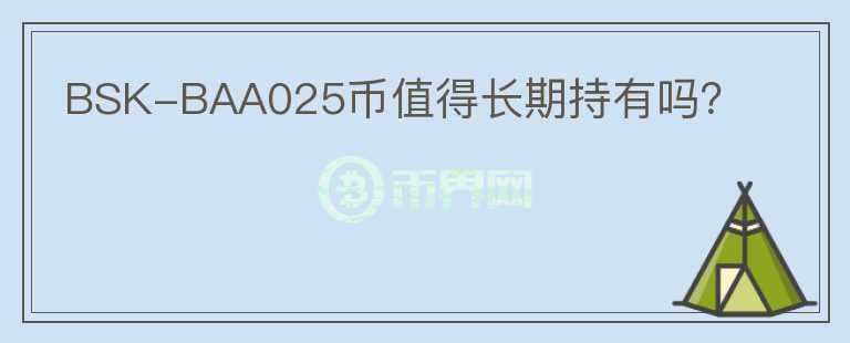 BSK-BAA025幣值得長(zhǎng)期持有嗎？