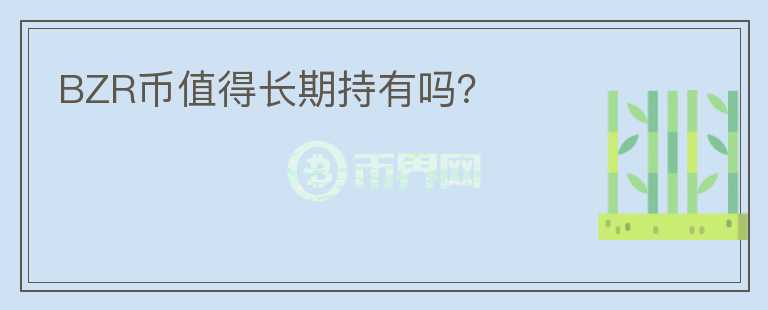 BZR幣值得長期持有嗎？