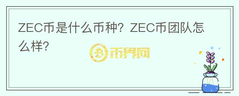 ZEC幣是什么幣種？ZEC幣團(tuán)隊(duì)怎么樣？