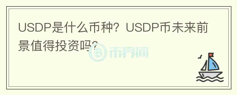 USDP是什么幣種？USDP幣未來前景值得投資嗎？