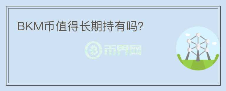 BKM幣值得長期持有嗎？