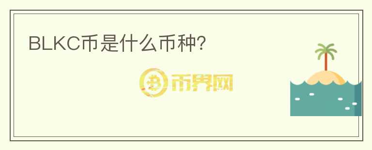 BLKC幣是什么幣種？