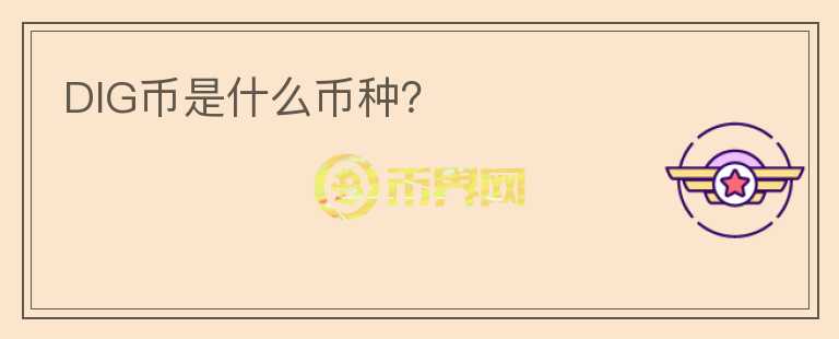 DIG幣是什么幣種？