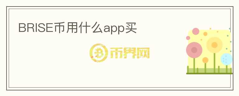 BRISE幣用什么app買