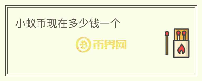 小蟻幣現(xiàn)在多少錢一個