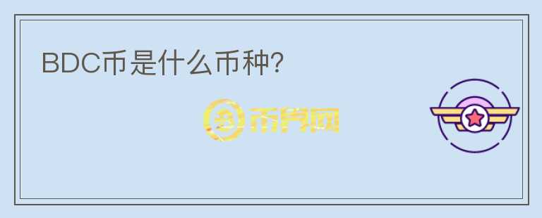 BDC幣是什么幣種？